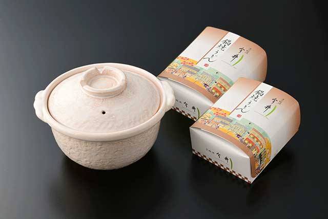 道頓堀 今井 おすそ分けシリーズ　土鍋と鍋焼うどん2人前セット