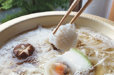 鱧すきうどん鍋(3人前)