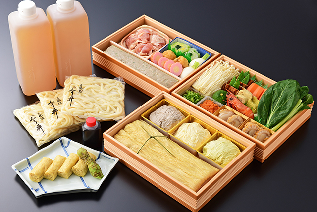 うどん寄せ鍋湯葉づくし2人前